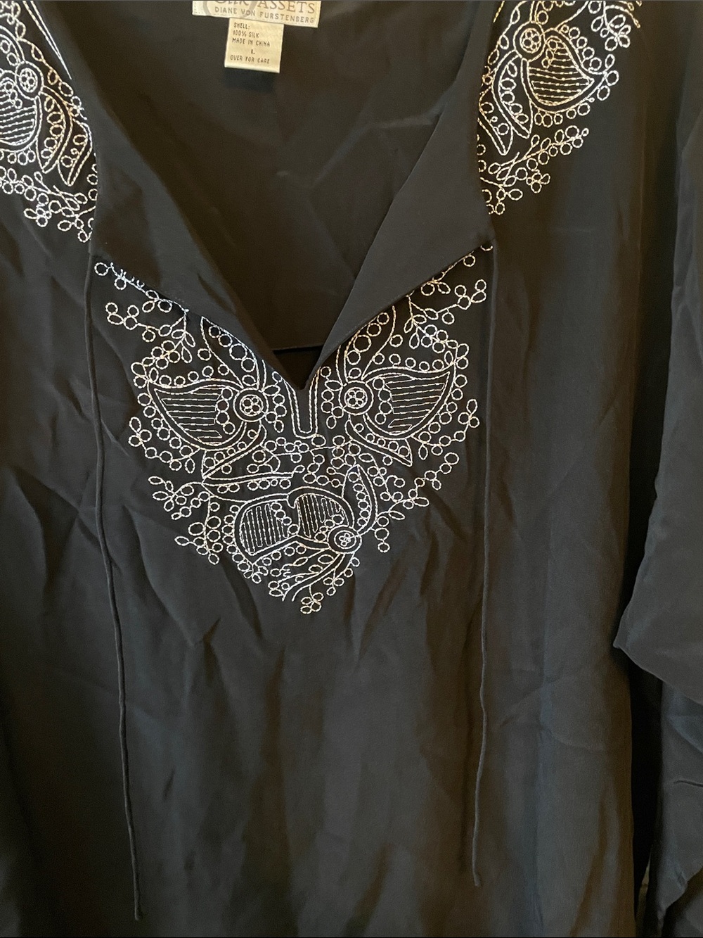 Diane VonFurstenberg silk blouse